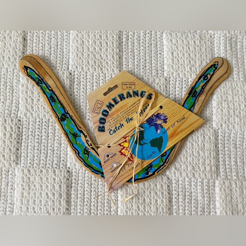 Channel Crafted Boomerang